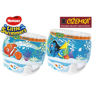 1x HUGGIES LITTLE SWIMMERS rozmiar 3-4 7-15 kg MAJTECZKI PIELUCHY DO PŁYWANIA DLA DZIECI