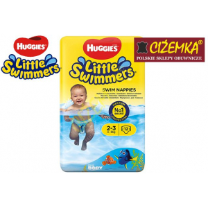12x HUGGIES LITTLE SWIMMERS rozmiar 2-3 3-8 kg MAJTECZKI PIELUCHY DO PŁYWANIA DLA DZIECI
