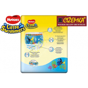 12x HUGGIES LITTLE SWIMMERS rozmiar 2-3 3-8 kg MAJTECZKI PIELUCHY DO PŁYWANIA DLA DZIECI