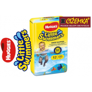 12x HUGGIES LITTLE SWIMMERS rozmiar 2-3 3-8 kg MAJTECZKI PIELUCHY DO PŁYWANIA DLA DZIECI