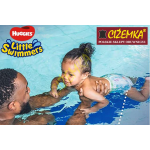 12x HUGGIES LITTLE SWIMMERS rozmiar 2-3 3-8 kg MAJTECZKI PIELUCHY DO PŁYWANIA DLA DZIECI