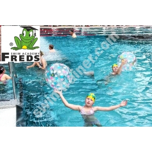 FREDS SWIM ACADEMY SUN & FUN SWIMTRAINER PIŁKA DO WODY DMUCHANA HIBISKUS 40 cm