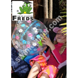FREDS SWIM ACADEMY SUN & FUN SWIMTRAINER PIŁKA DO WODY DMUCHANA HIBISKUS 40 cm