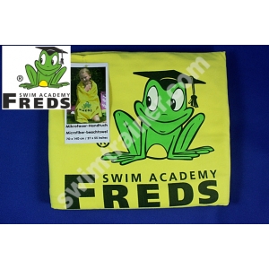 FREDS SWIM ACADEMY SUN & FUN RĘCZNIK FREDDY Z MIKROFIBRY ŻÓŁTY 70x140 HIT